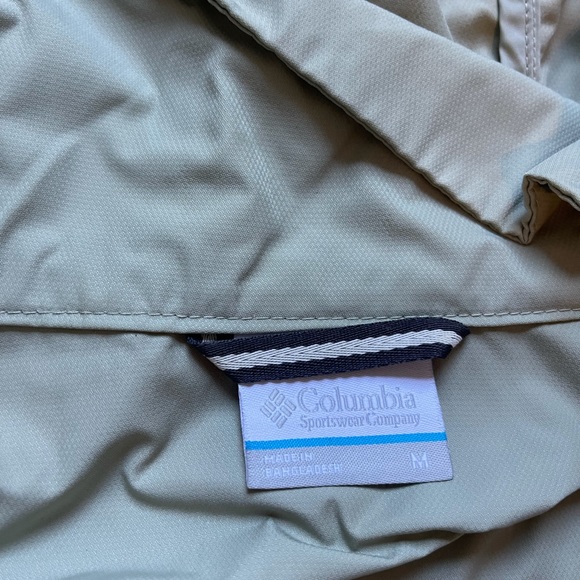 Columbia sage green rain jacket size m - Picture 3 of 4